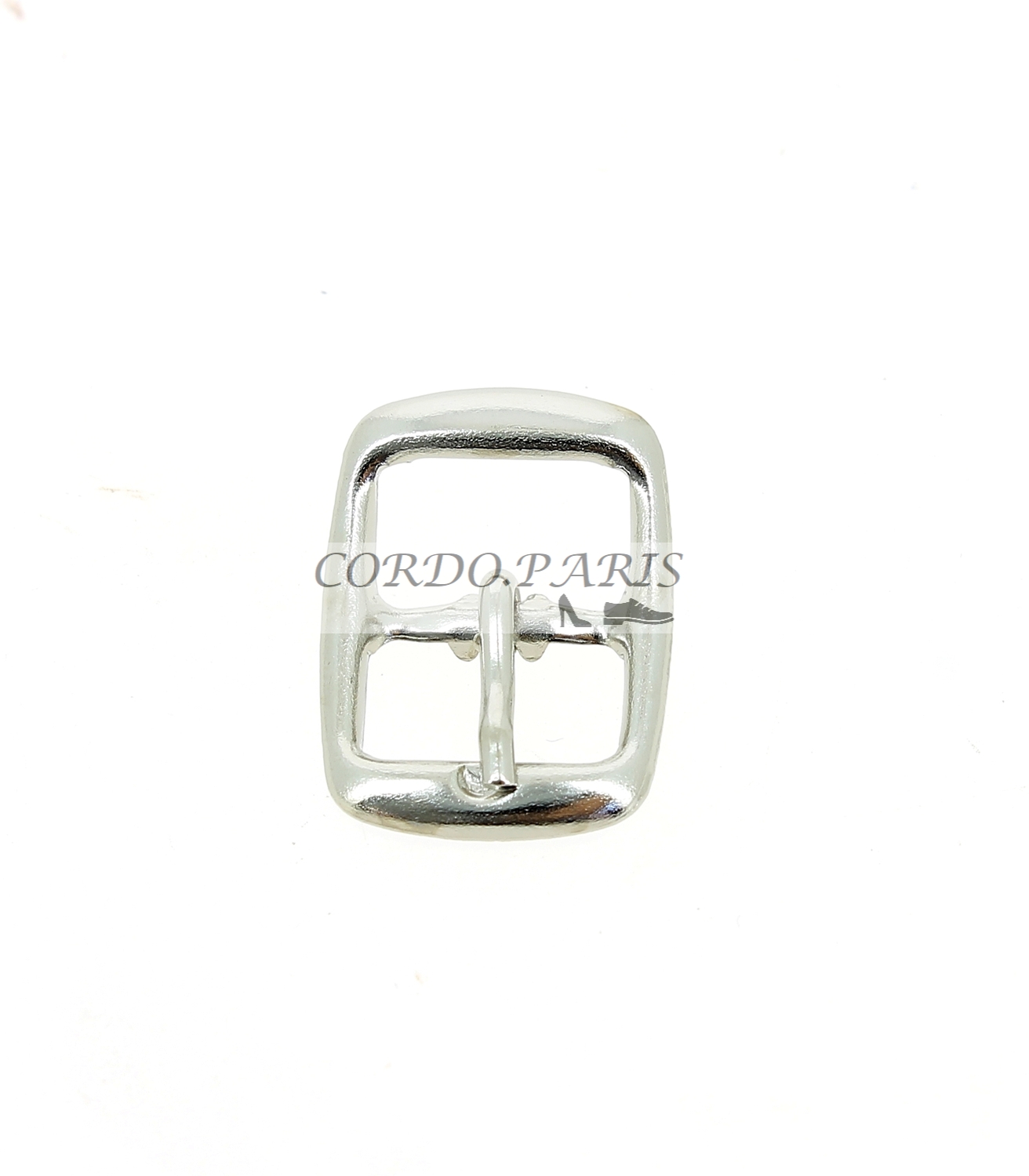 BOUCLE CHAUSSURE 12MM NICKEL (SACHET DE 10 BOUCLES)