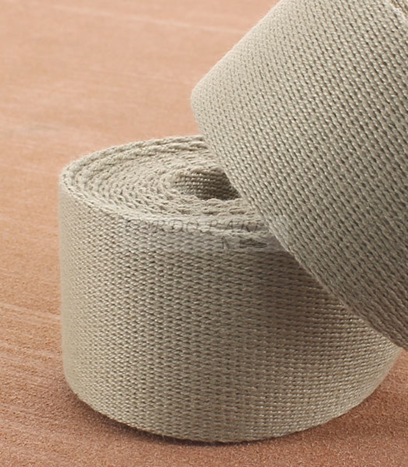 SANGLE POLYCOTON PAILLE LARGEUR 40 mm