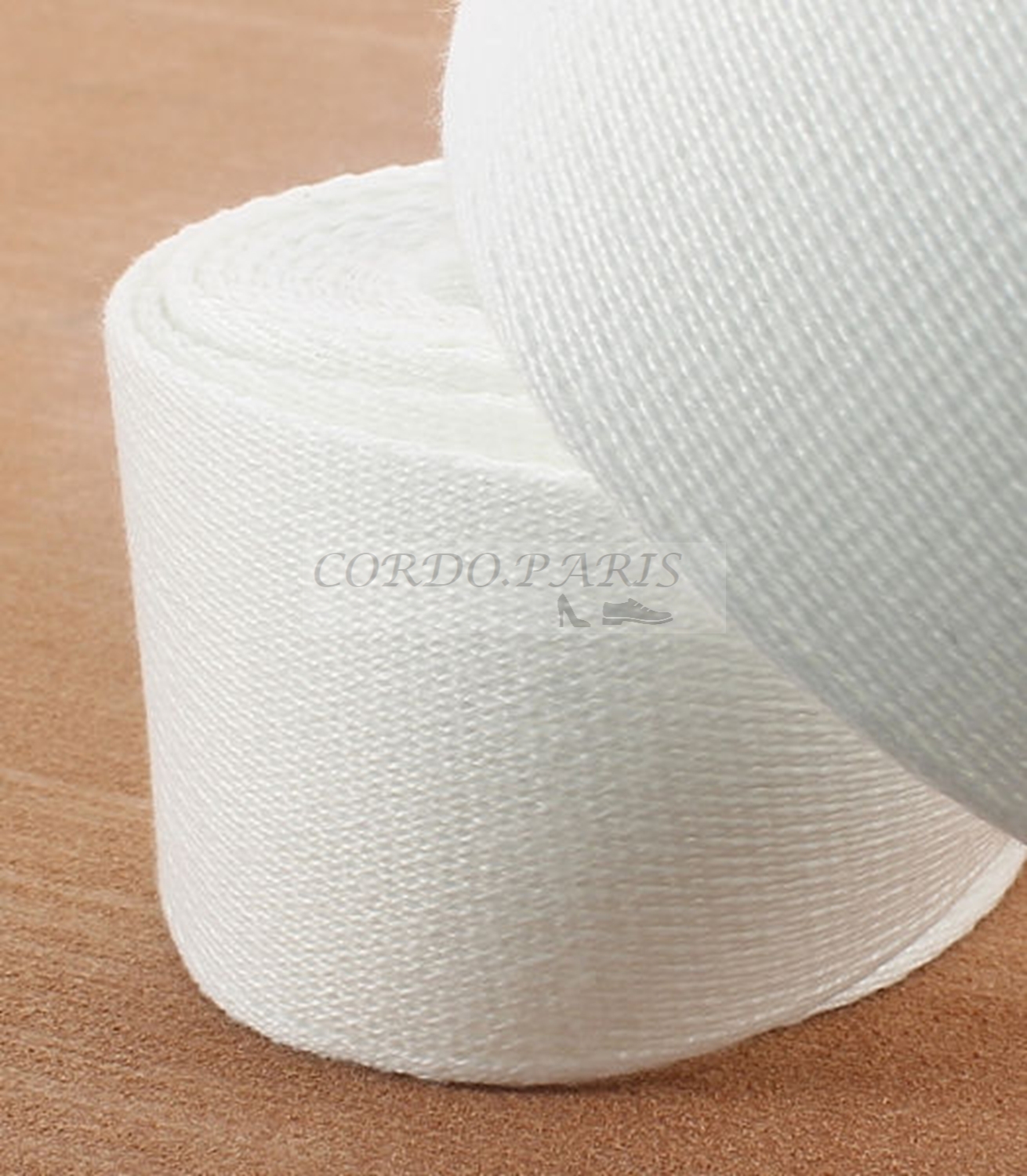 SANGLE POLYCOTON BLANC LARGEUR 50 mm