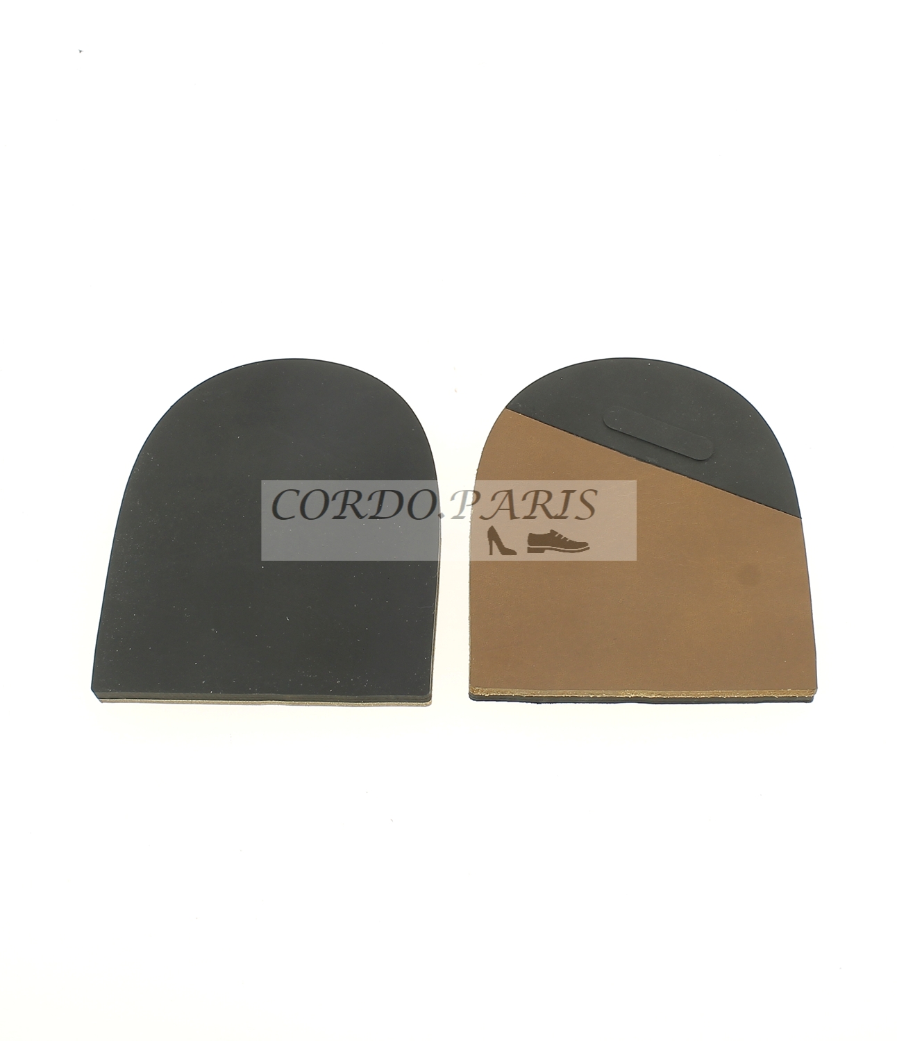 TALON CUIR COIN CAOUTCHOUC