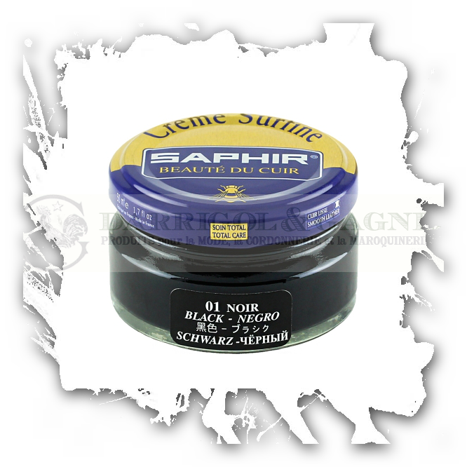 CIRAGE SAPHIR NOIR 01