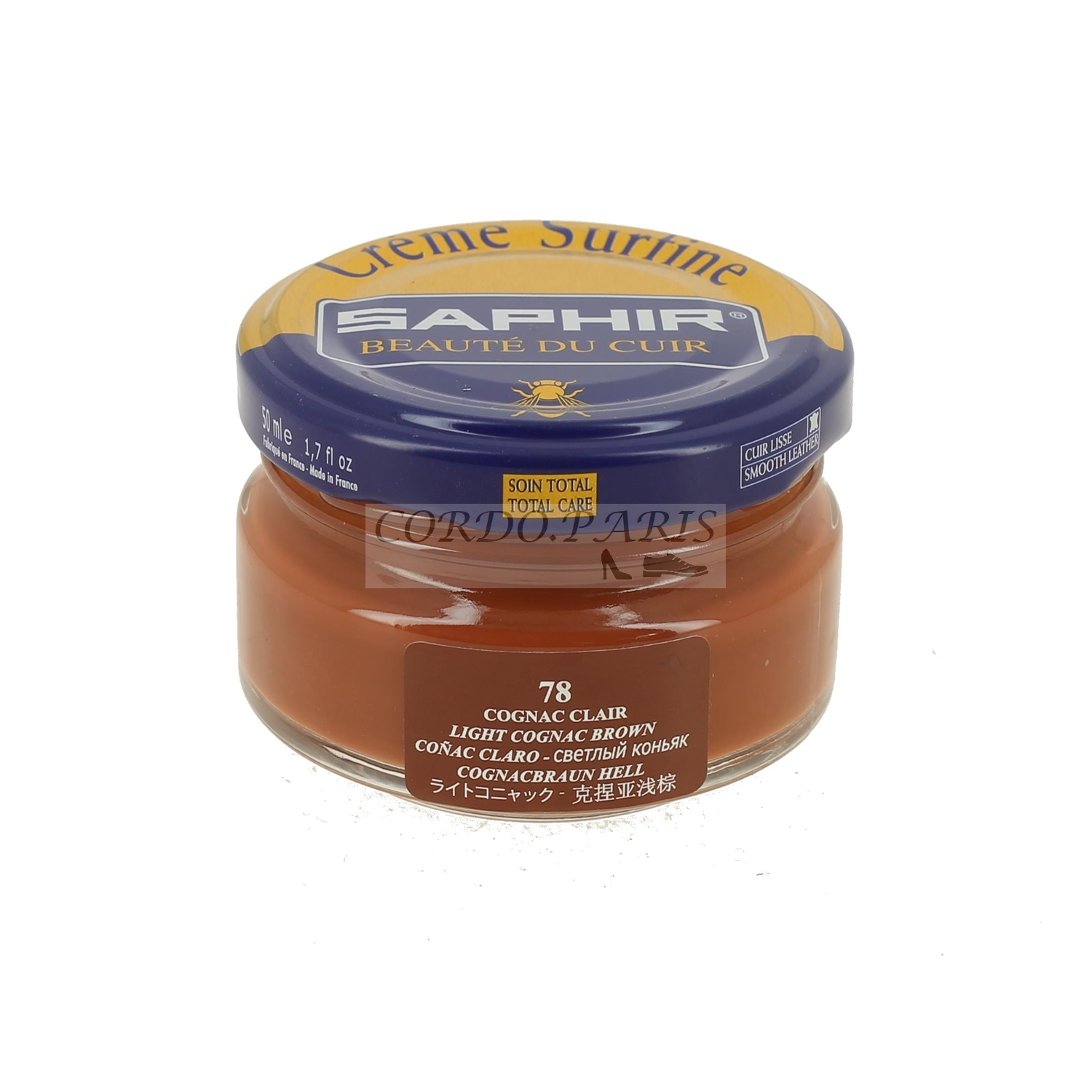 CIRAGE SAPHIR COGNAC CLAIR 78