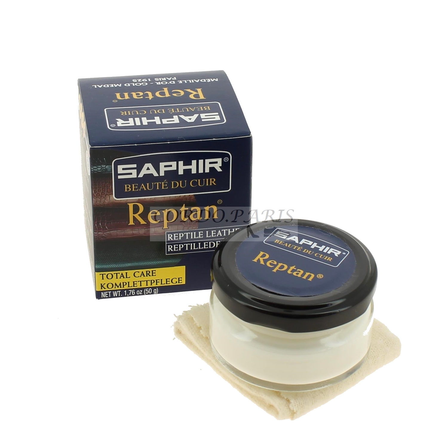 CRÈME REPTILE REPTAN SAPHIR