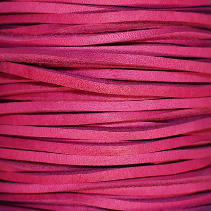 LACET CUIR FUCHSIA CHAUSSURES BATEAU