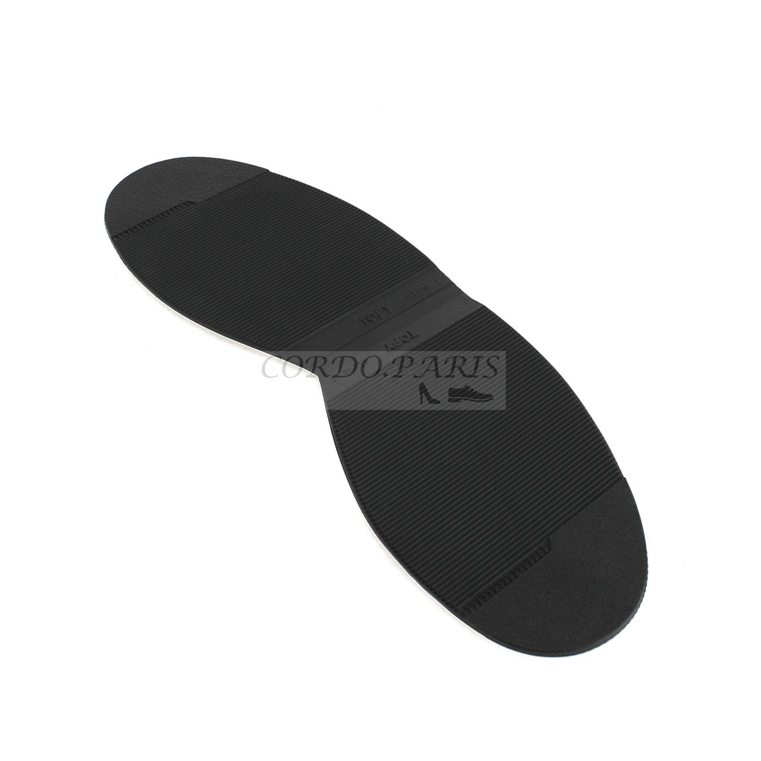 PATIN STRIE CINO SUPER 5MM NOIR/BRONZE 35/38