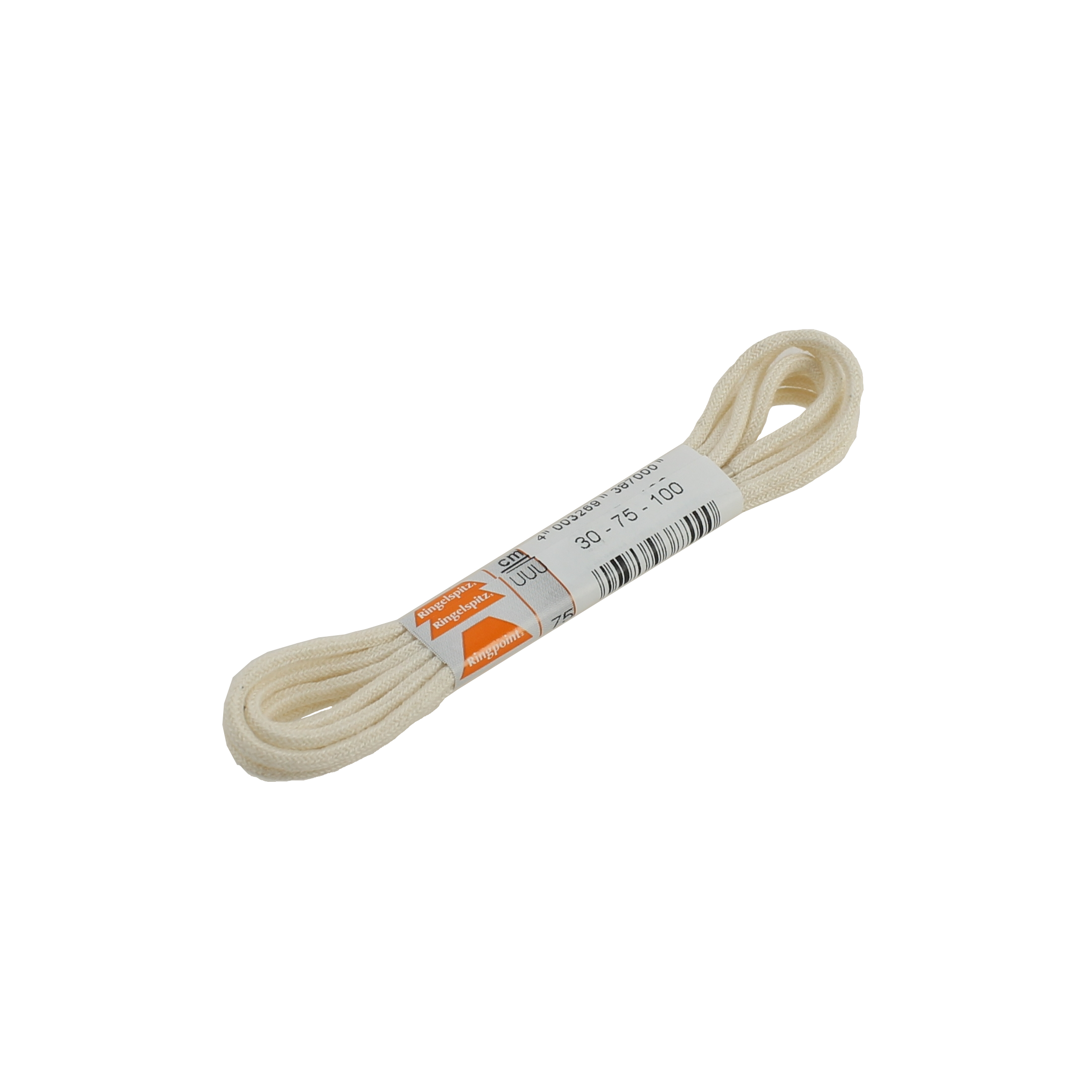 LACETS RONDS FINS BLANC CRÉME