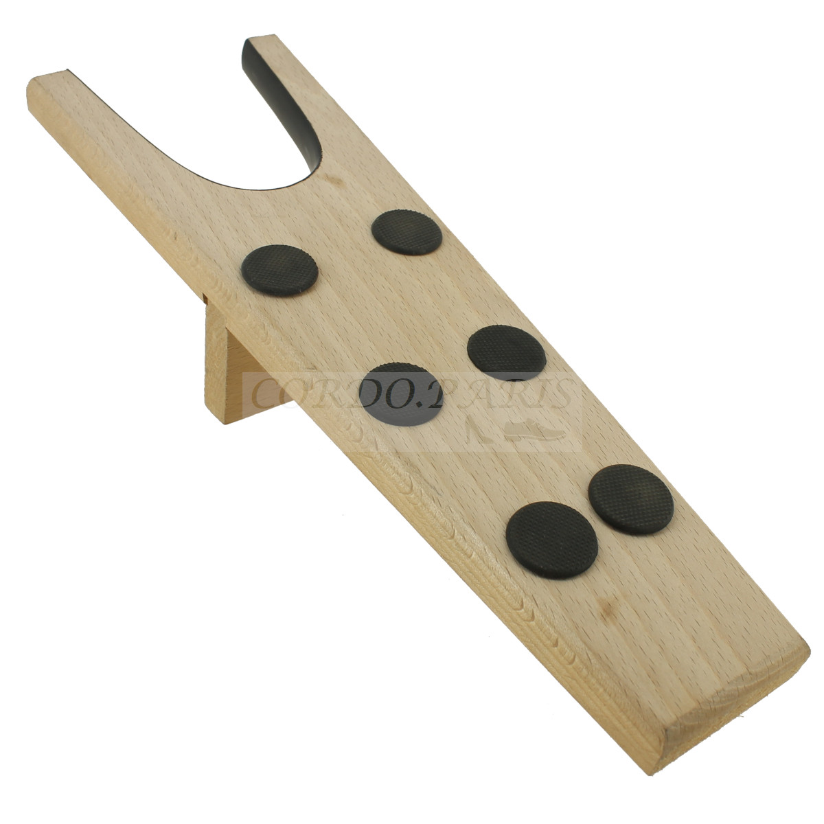 TIRE-BOTTES EN BOIS DROIT