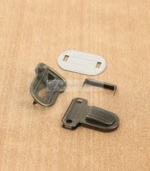 FERMETURE TUCK 20MM S/C.A/B (MM) ACIER VIEUX LAITON