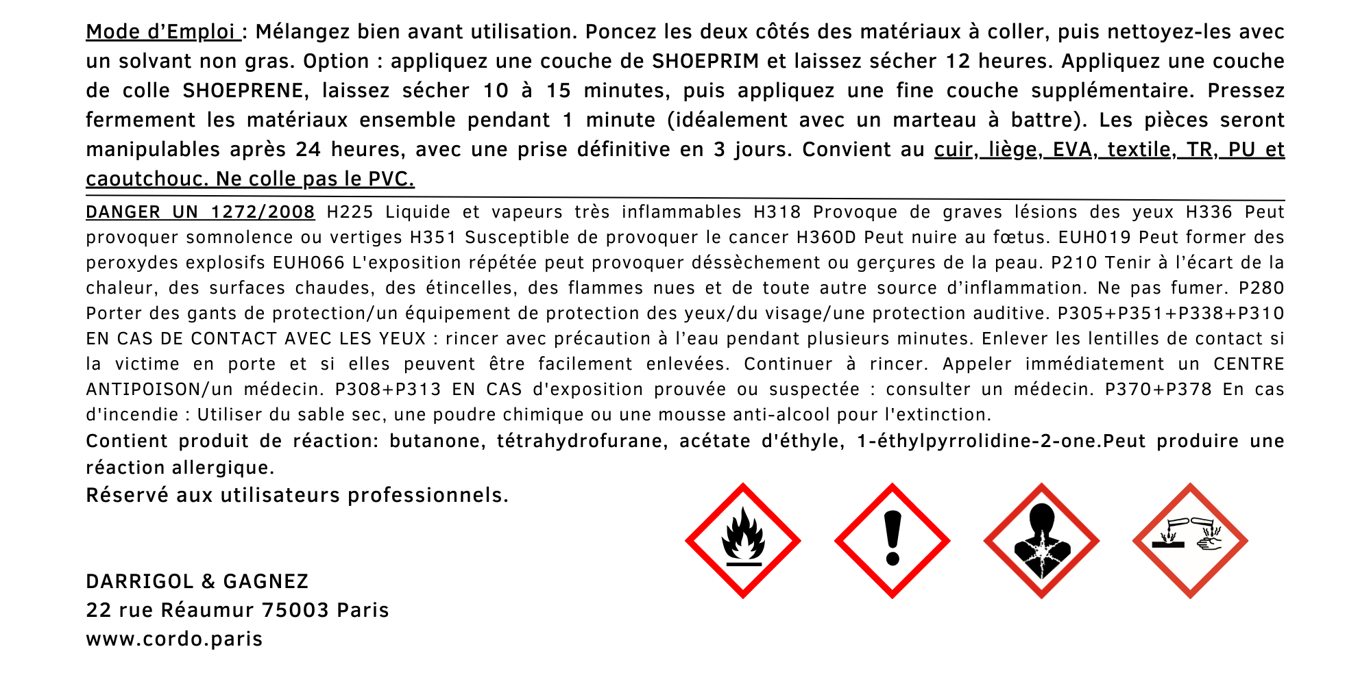 COLLE CHAUSSURE SHOEPRENE CUIR et SEMELLE