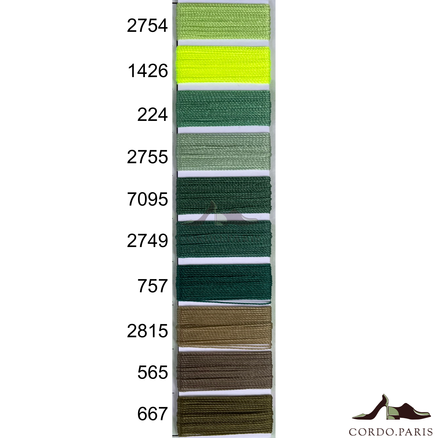 GRAND FIL A COUDRE POLYAMIDE ONYX 40 (81) Vert 7095