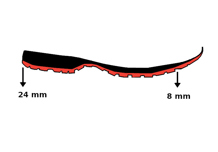 SEMELLE SERACO POMPIER NOIR