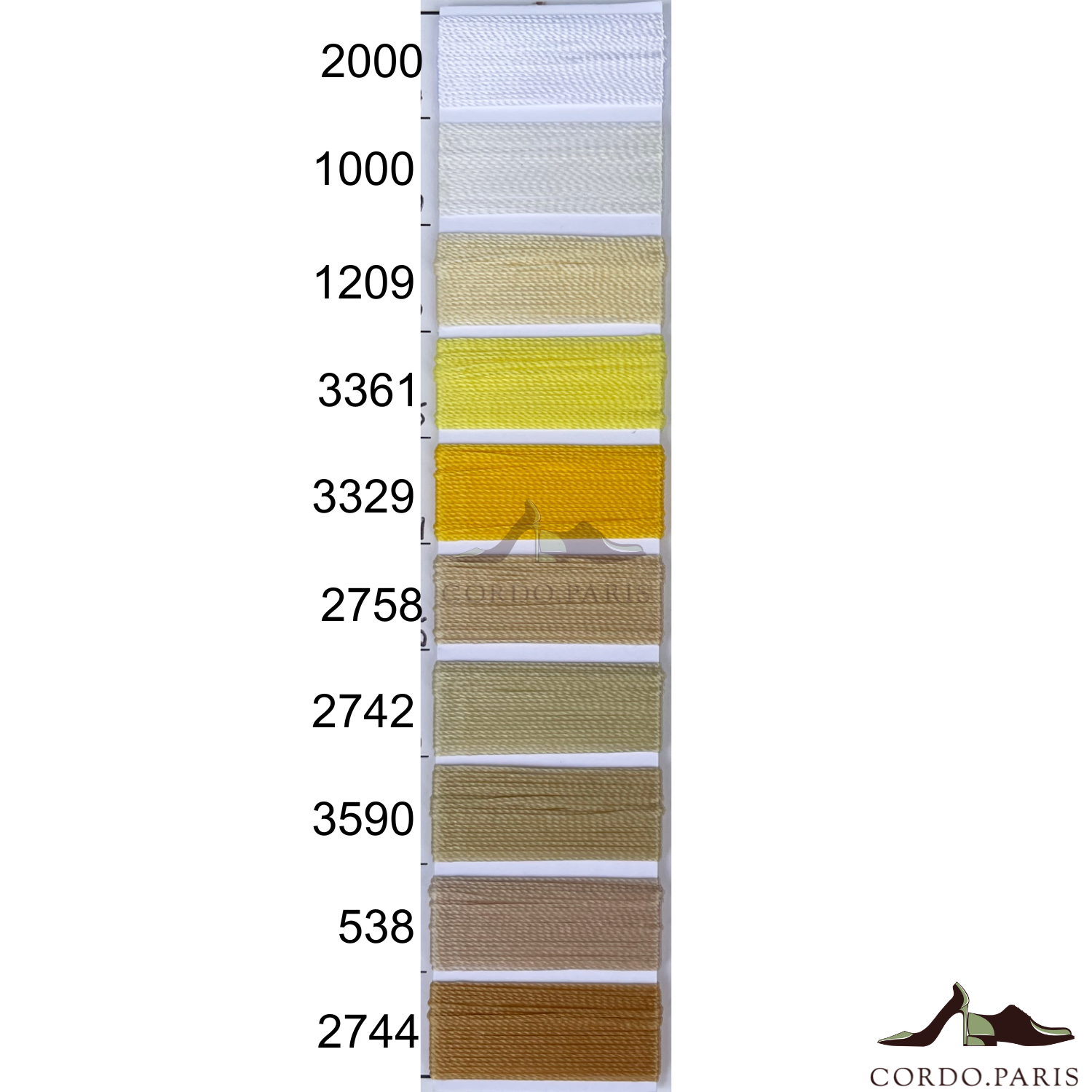 GRAND FIL A COUDRE POLYAMIDE ONYX 40 (81) Jaune 3329 (6630)