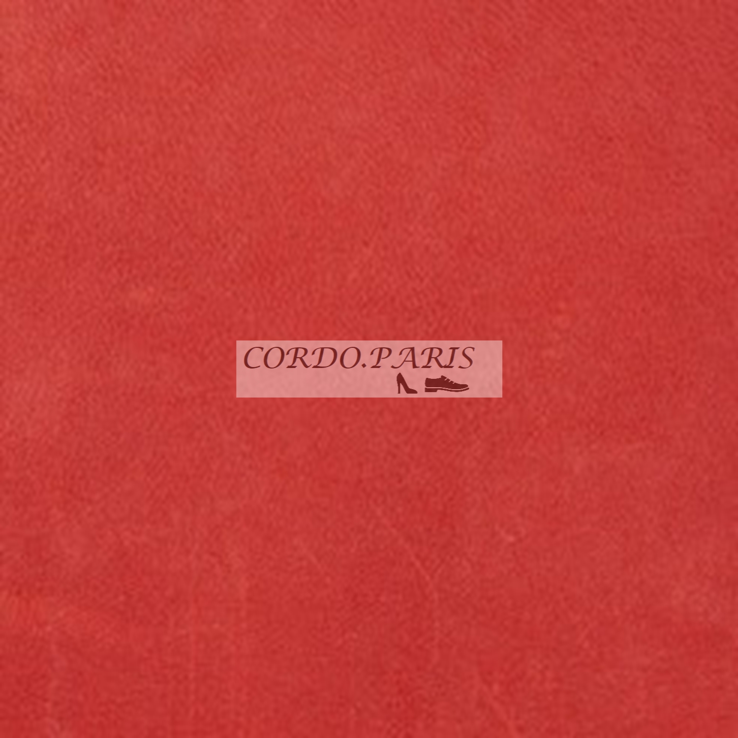 BRIDE CUIR REMPLIEE 3 FOIS ROUGE 14 MM