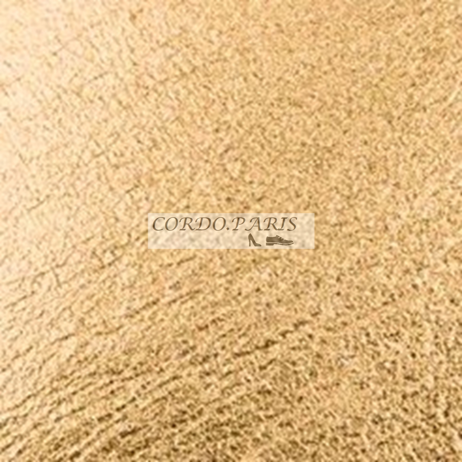 BRIDE CUIR REMPLIEE 3 FOIS OR 20 MM