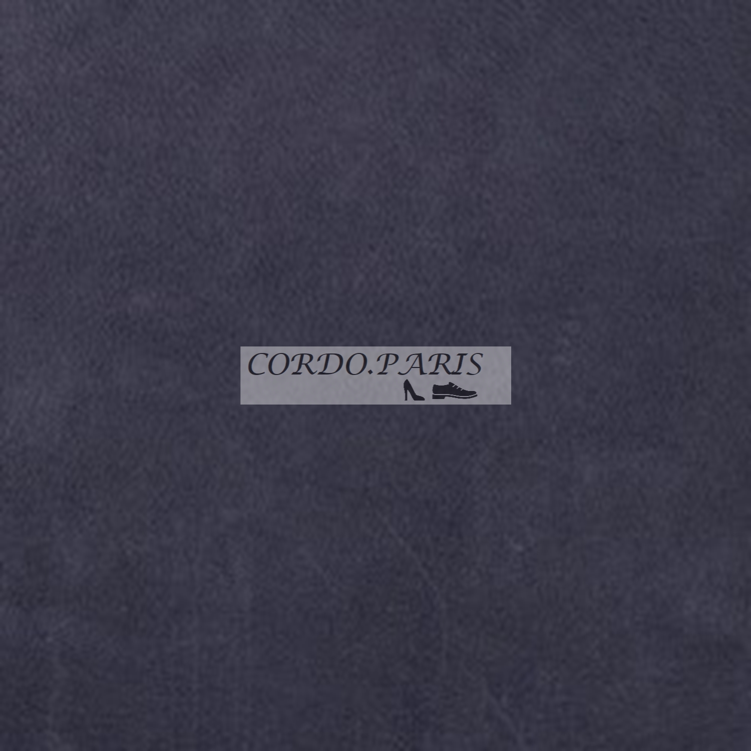 BRIDE CUIR ELASTIQUE MARINE 20 MM