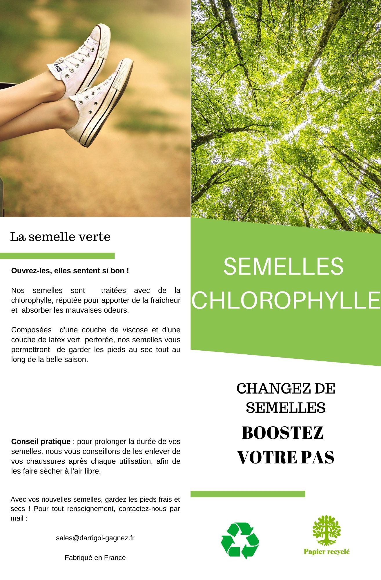 SEMELLE CHLOROPHYLLE